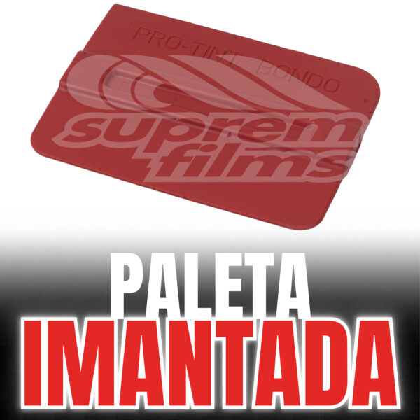 Paleta roja imantada