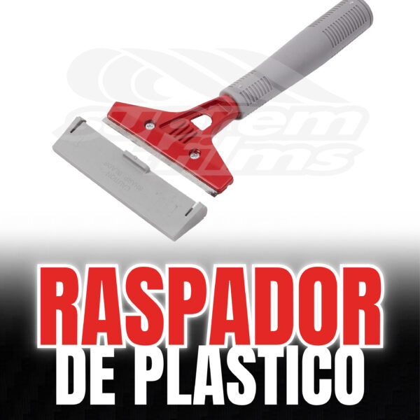 Raspador de plástico gris