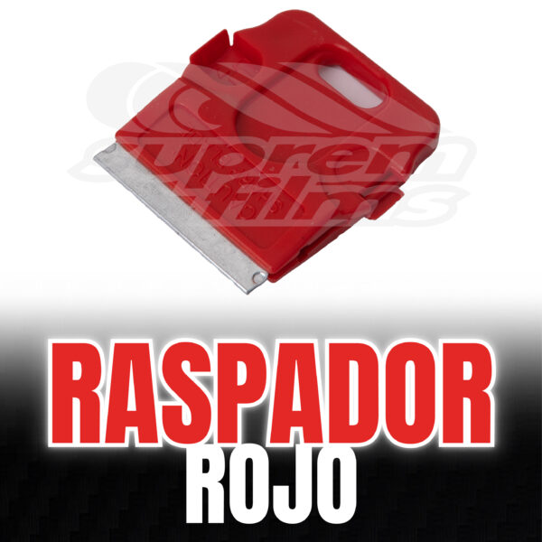 Raspador rojo